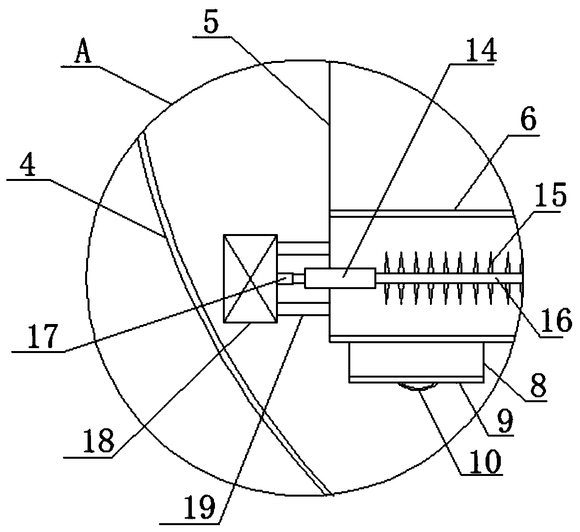 Fish-melon symbiotic planting and breeding circulation system