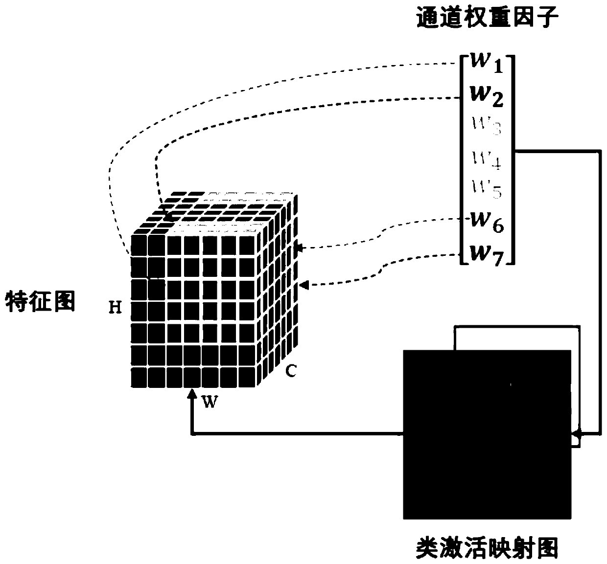 Regularization method and system based on class activation mapping graph guidance