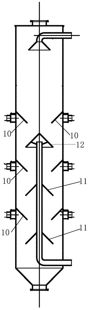 Semi coke dewatering device and method