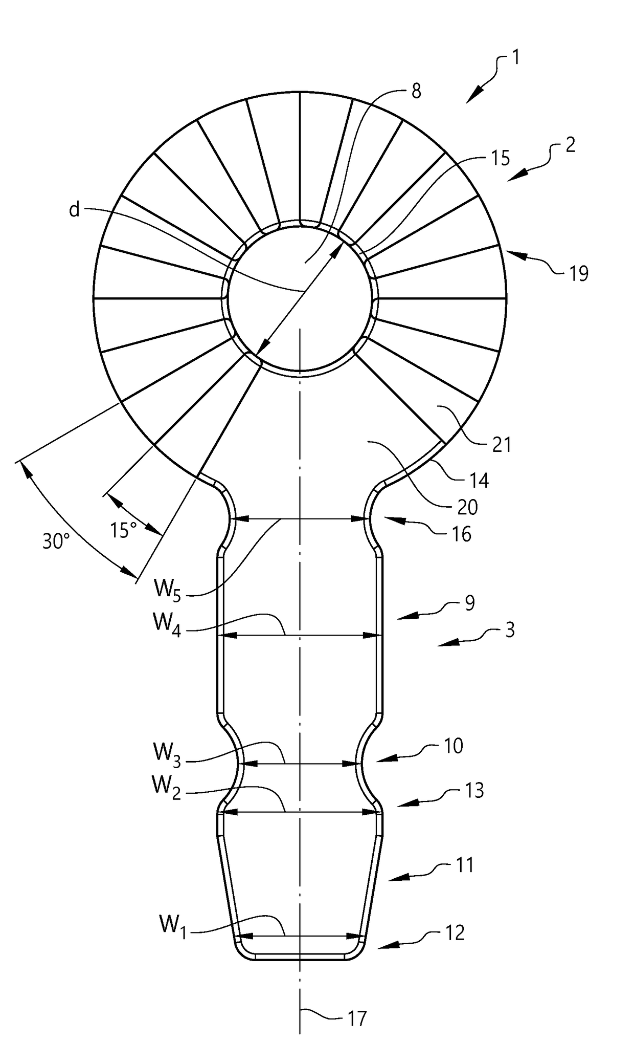 Connector and system comprising a plurality of such connectors