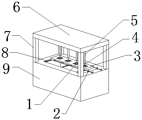 Continuous tie-dye machine