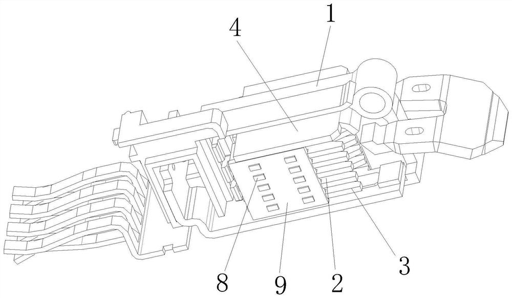 Flash barrier of arc extinguishing system