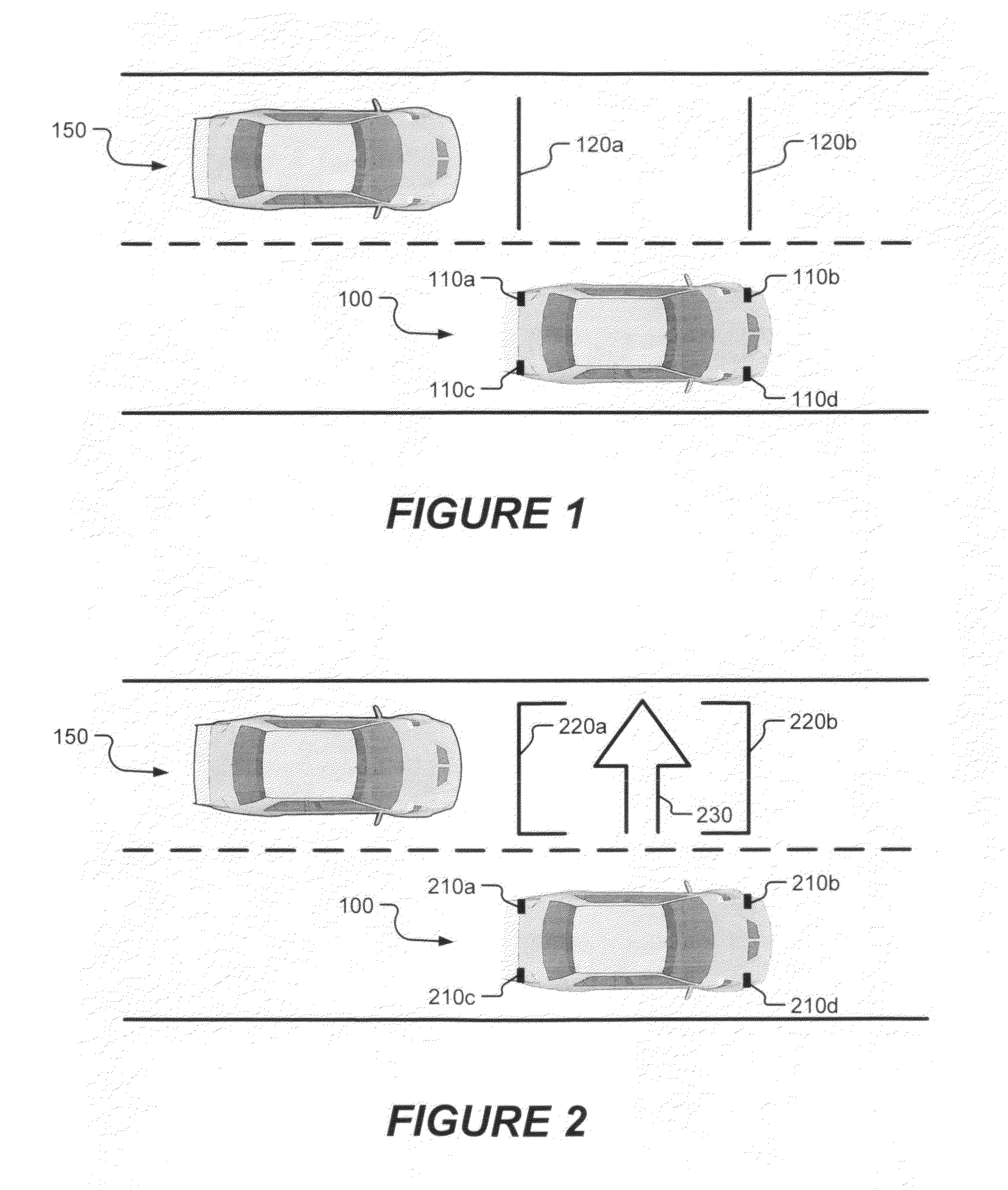 Vehicle turn signaling apparatus that projects a low divergence line onto an adjacent driving lane