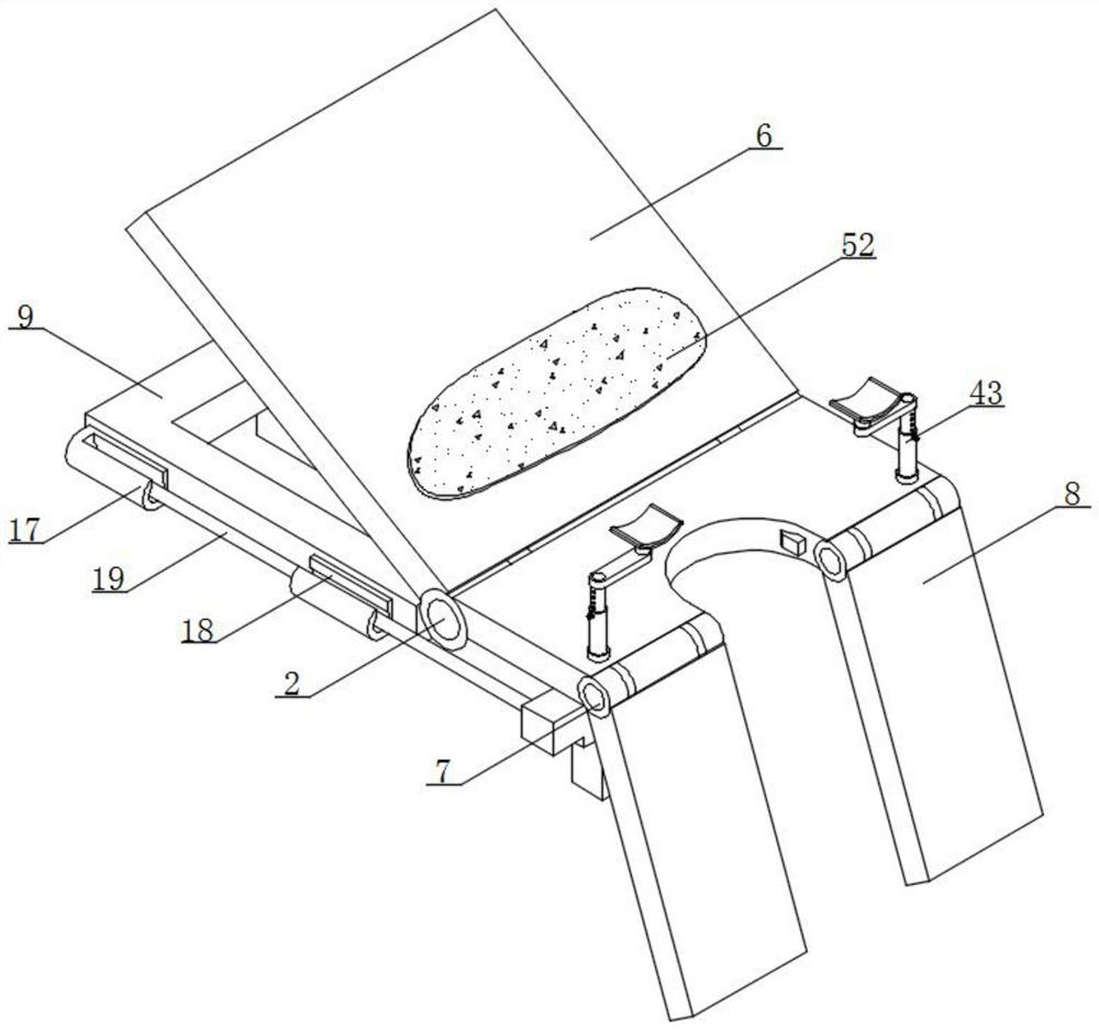 Novel pregnant woman delivery aiding device for obstetrics and gynecology department