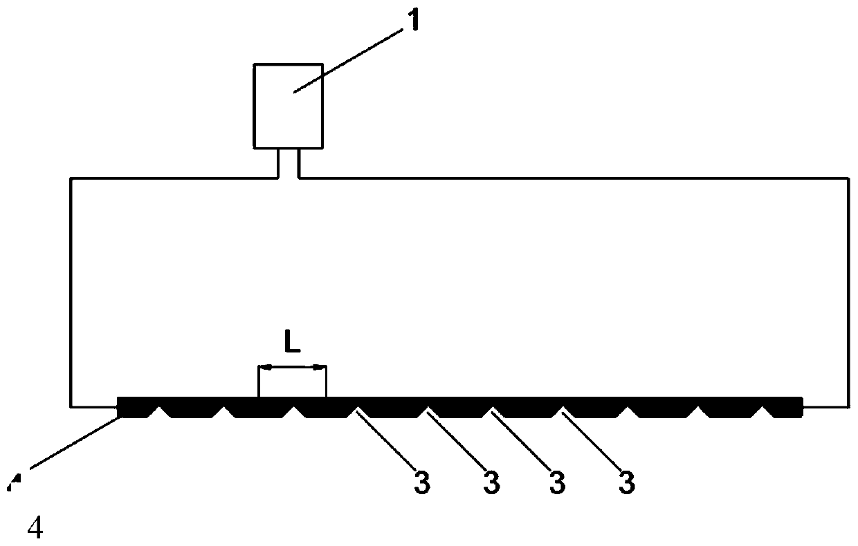 An on-off type burst early warning detection cable and detector