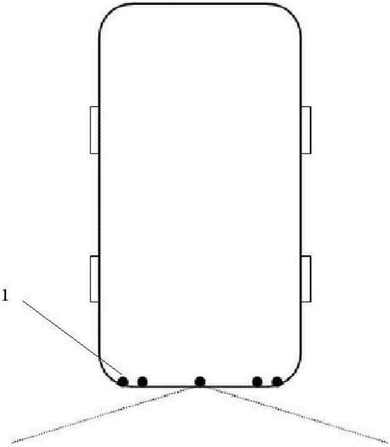 A car collision avoidance warning method