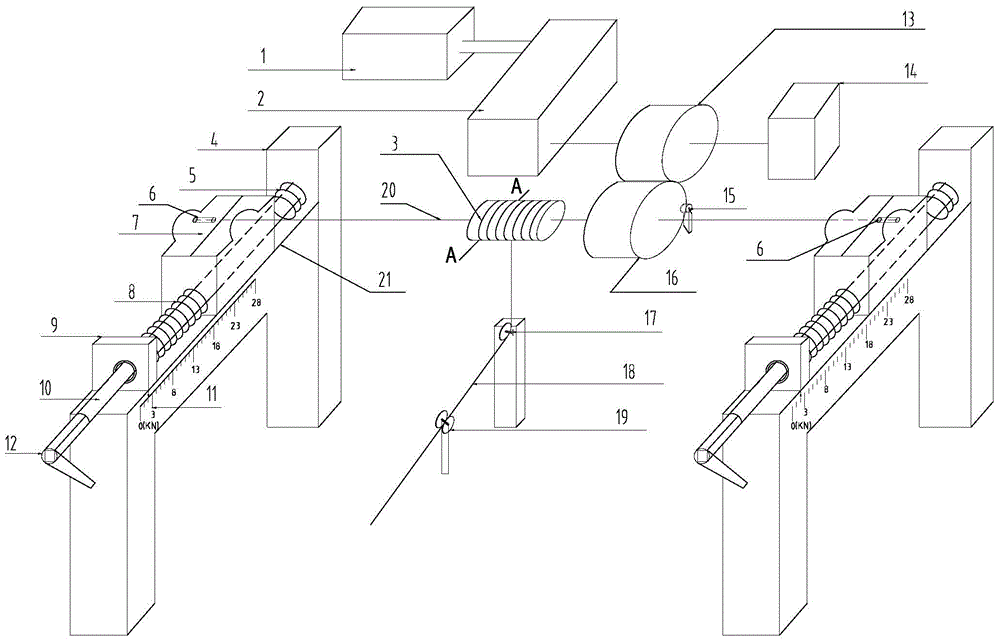 A cable laying traction device