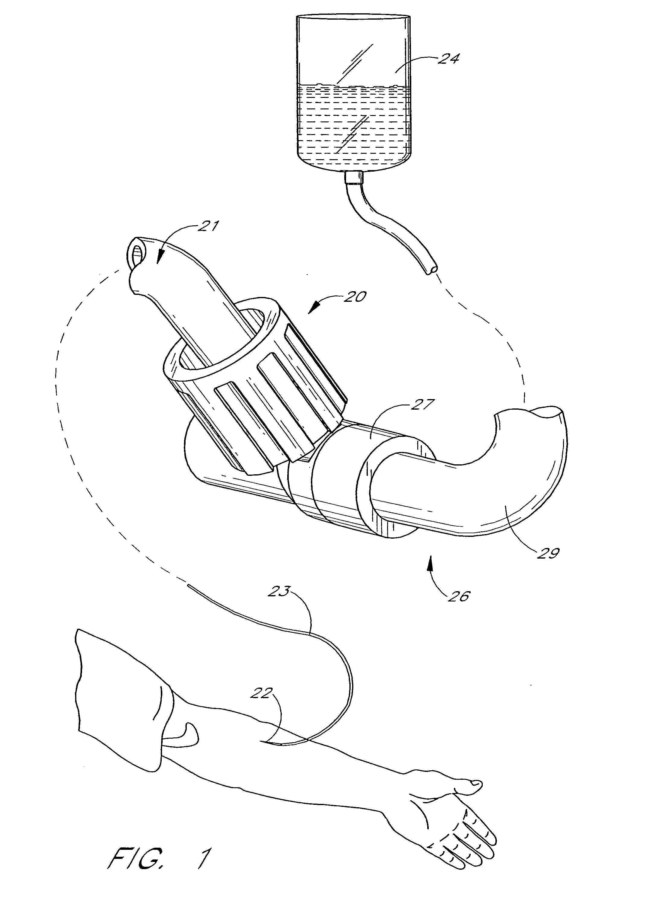 Medical valve with positive flow characteristics