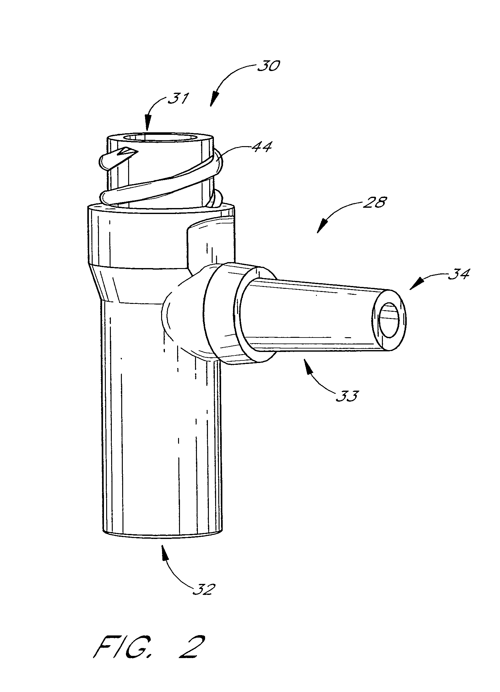 Medical valve with positive flow characteristics