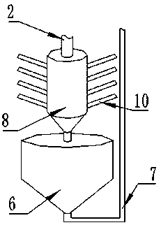 Water production device used in drought region