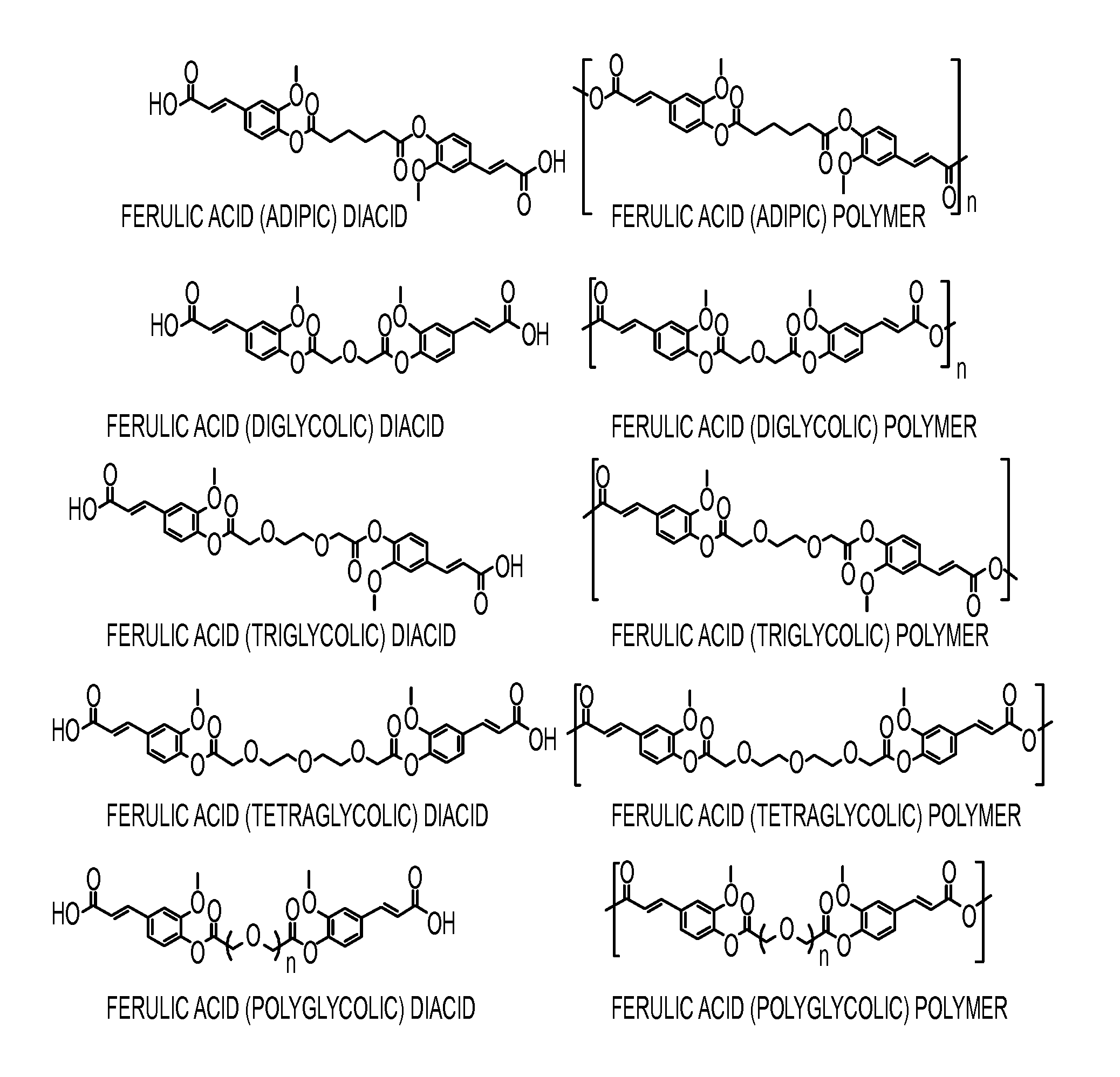 Antioxidant-based poly(anhydride-esters)