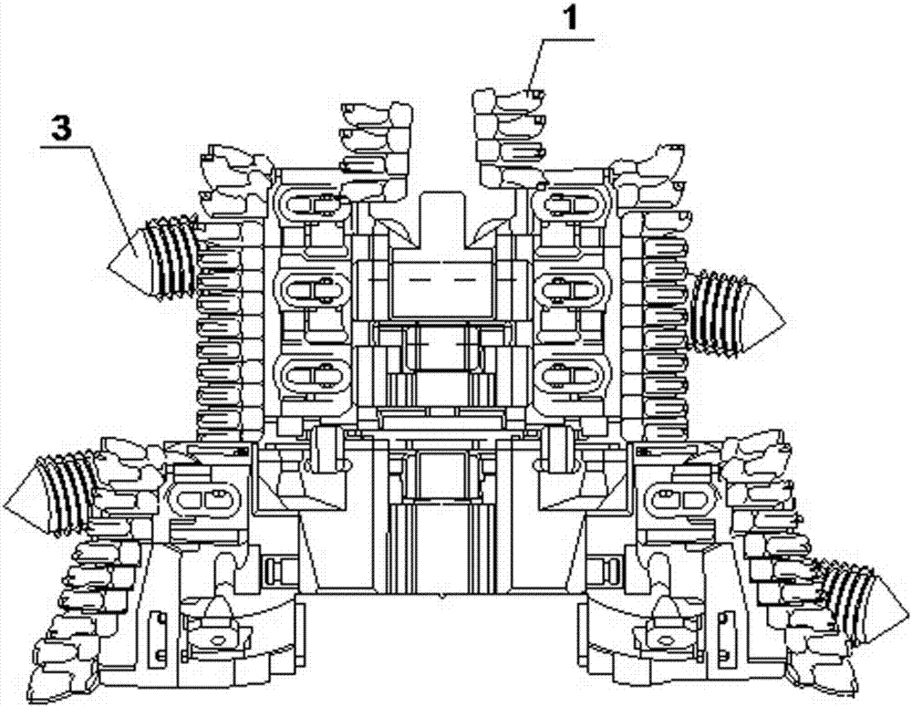 Drilling and plowing type coal winning machine plow head