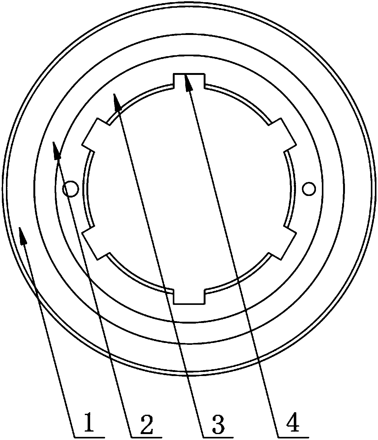 Bearing with self-lubrication and dustproof functions