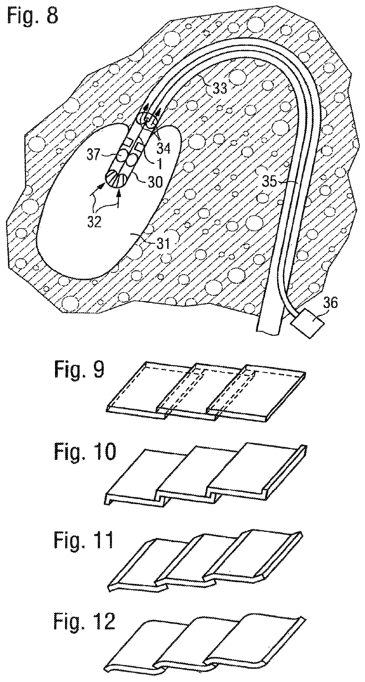 Compressible and expandable blade for a fluid pump