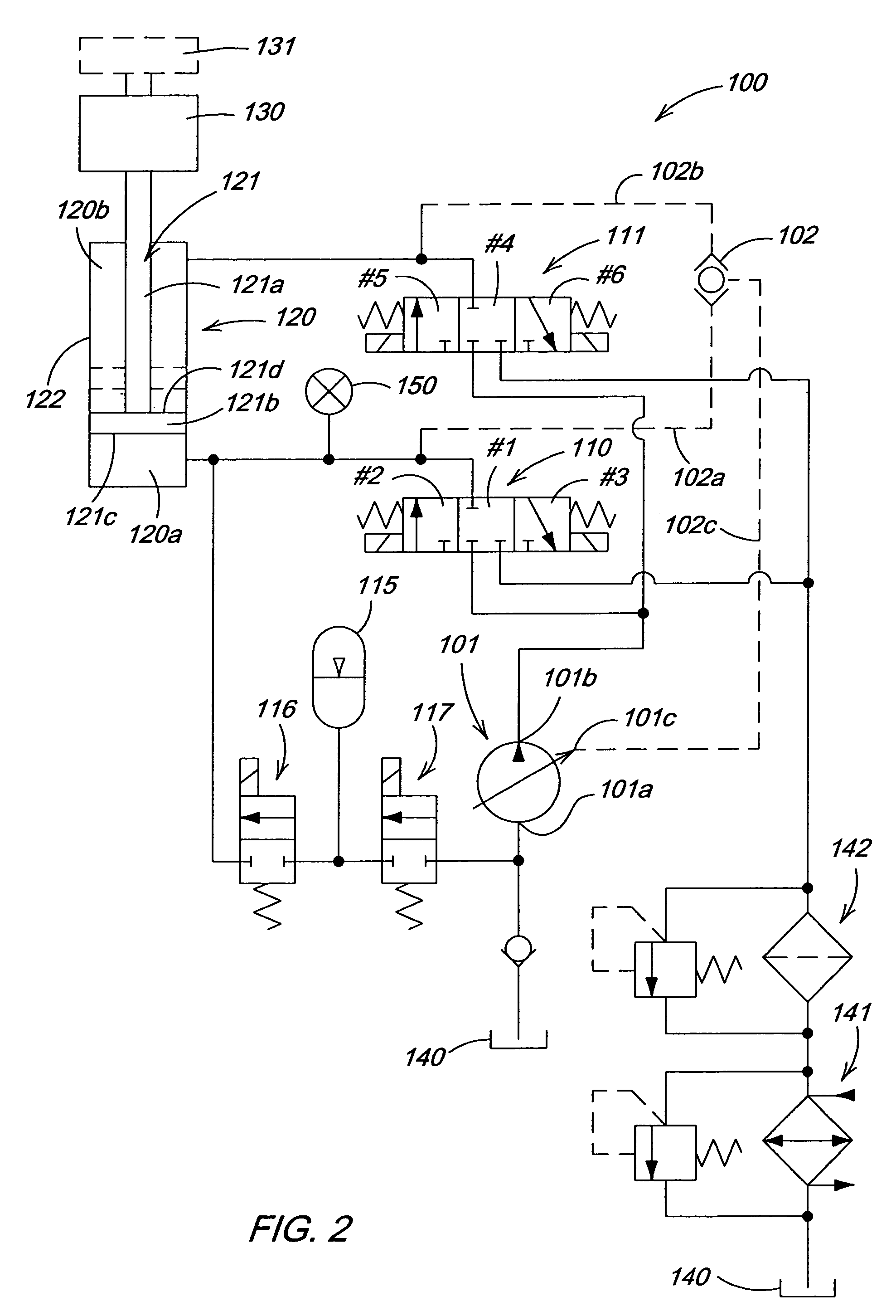 Hydraulic energy intensifier