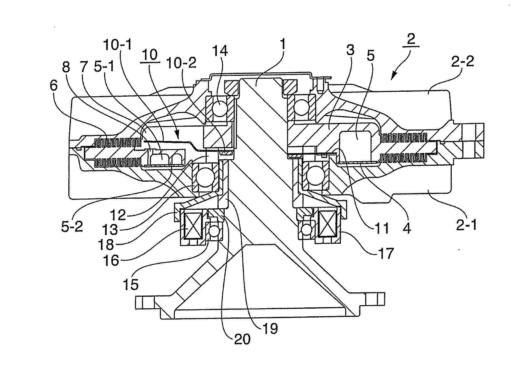 External-control type fan clutch device