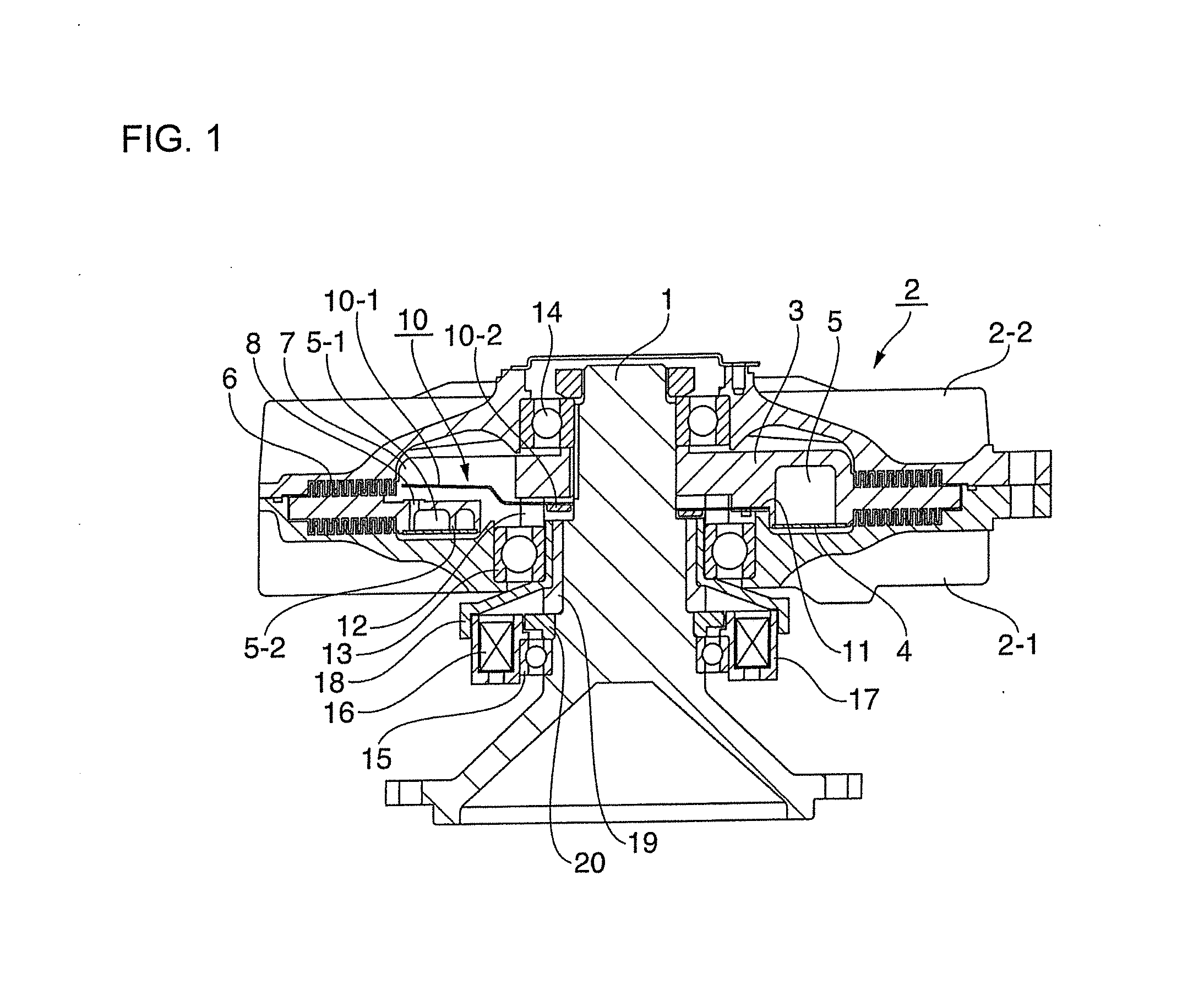 External-control type fan clutch device