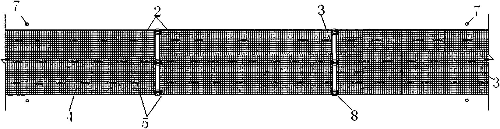 Method for preparing three-dimensional floating bed used for purifying eutrophic water source