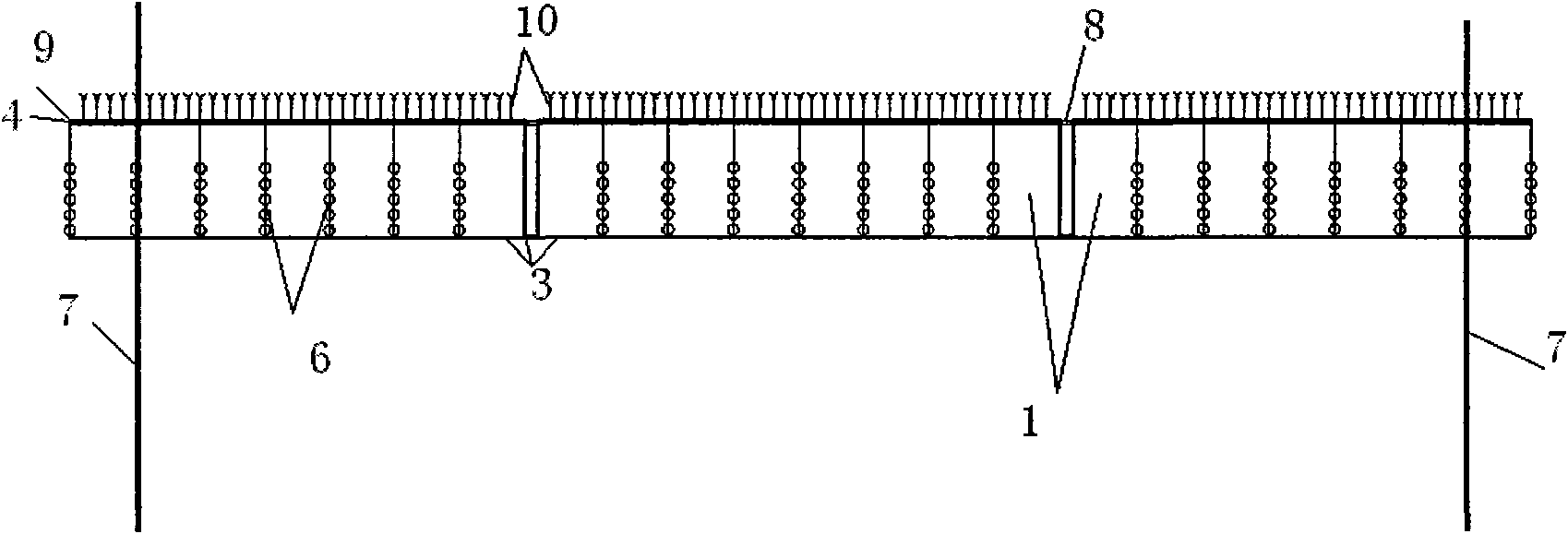 Method for preparing three-dimensional floating bed used for purifying eutrophic water source