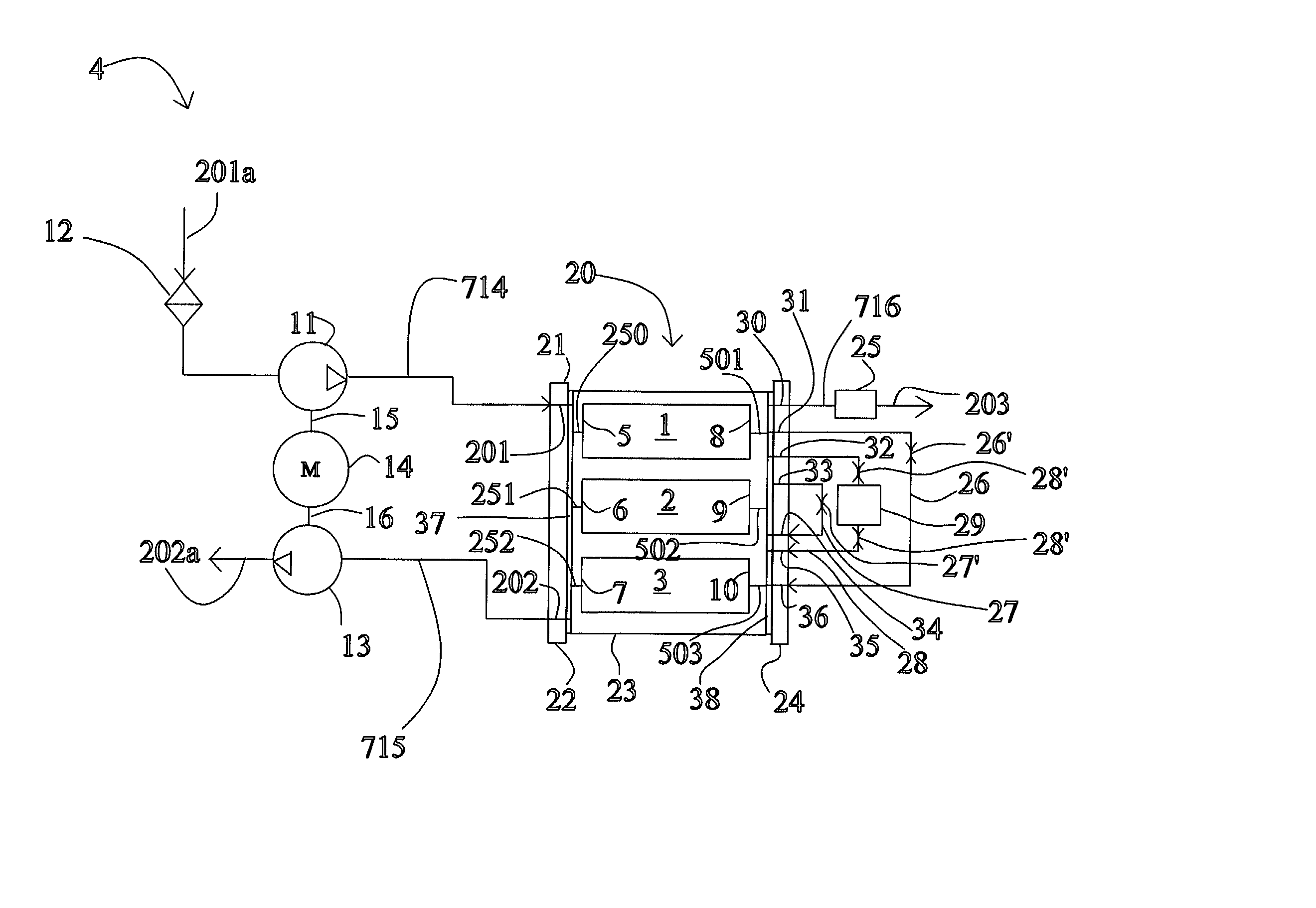 Methods and apparatuses for gas separation by pressure swing adsorption with partial gas product feed to fuel cell power source