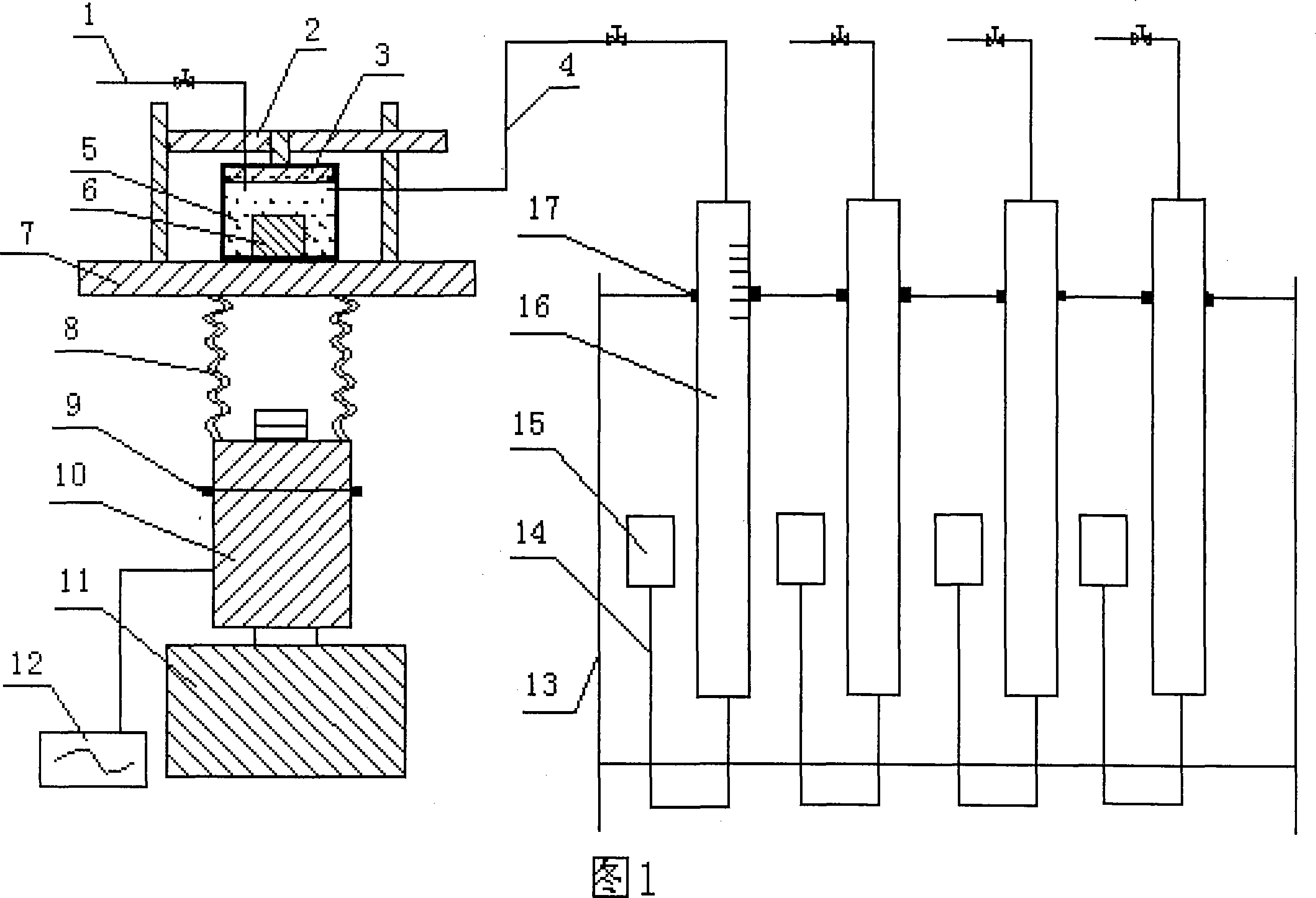 Fast desorption meter for gas content of goal seam