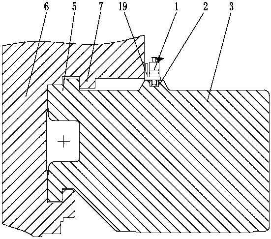 Crossbeam clamping mechanism used for heavy-duty crossbeam-elevating gantry machine tool