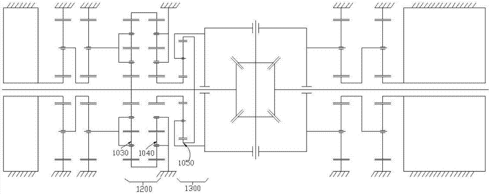 Electric differential mechanism with directed torque distribution function