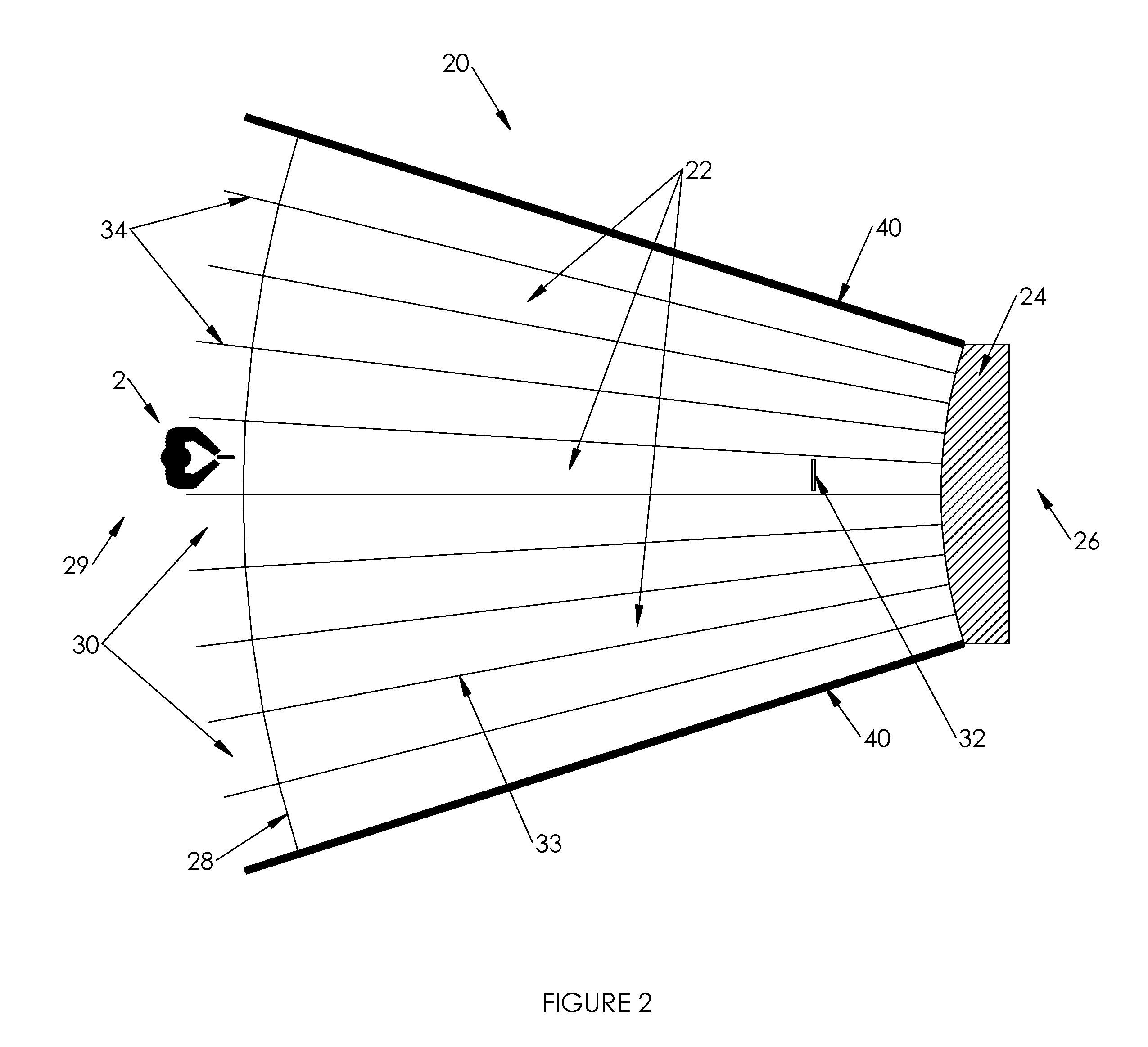 Tapered Shooting Range