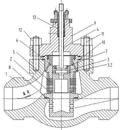 Anti-air-erosion dewatering regulating valve