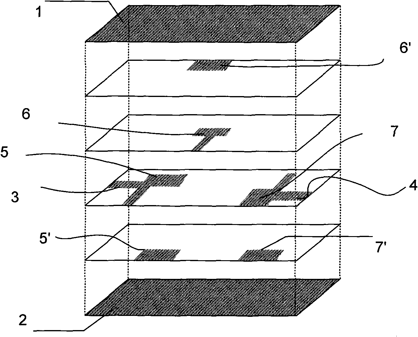 LTCC wide-stop band band-pass filter