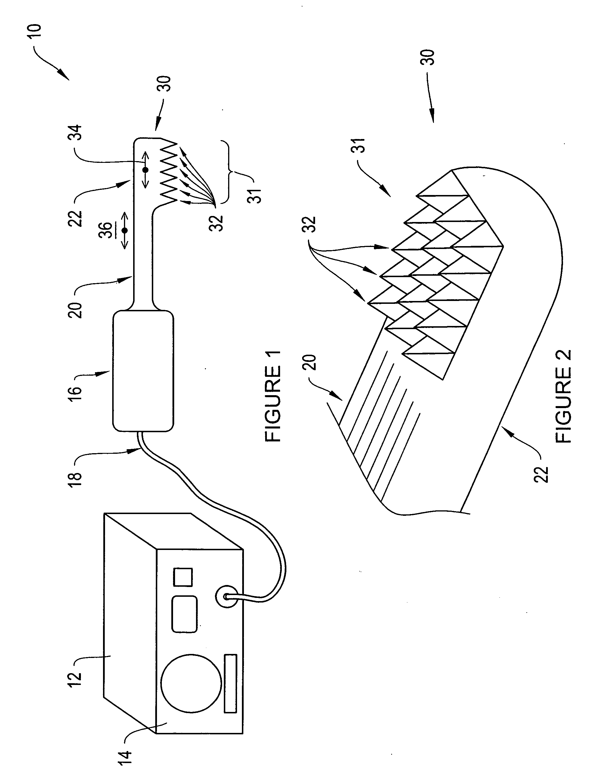 Device and method for ultrasound wound debridement