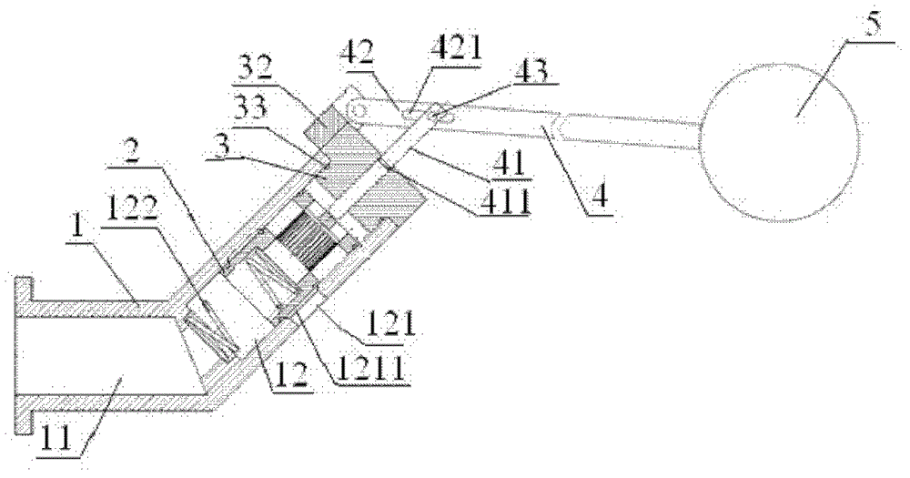 Water level control valve with flow rate continuous control function