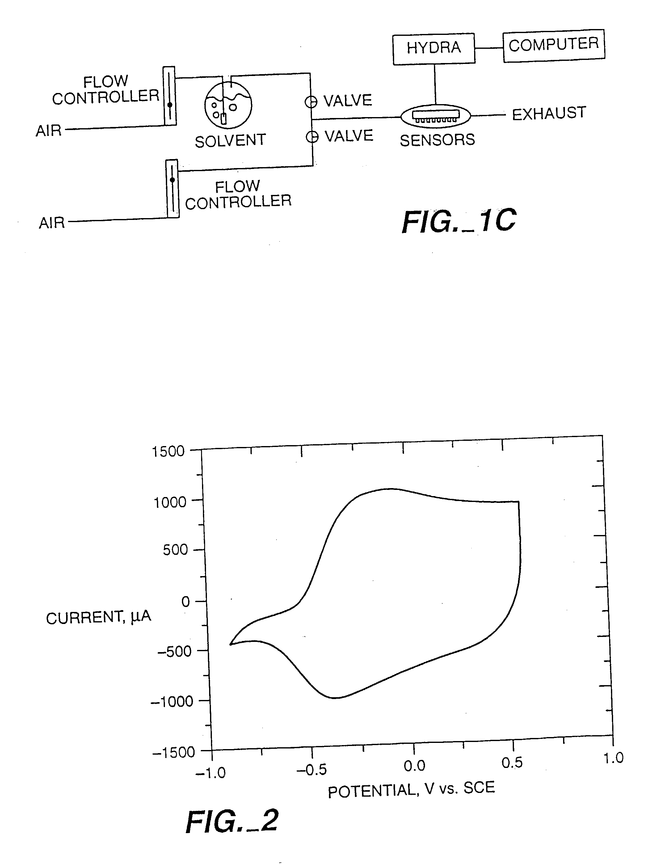 Sensor arrays for detecting analytes in fluids