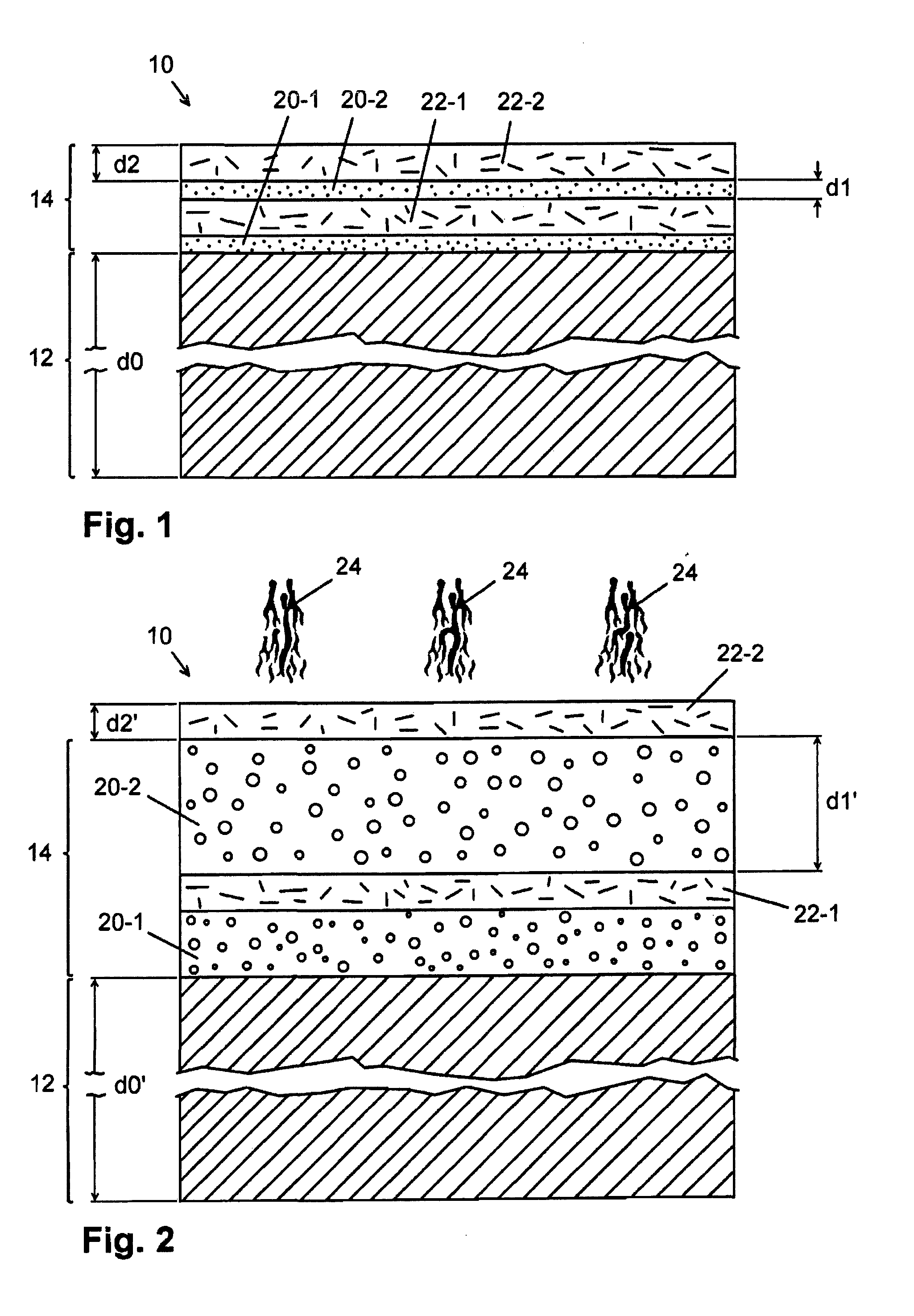 Fiber-Reinforced Composite Material with Improved Fire Resistance, and Structural Component Made Thereof