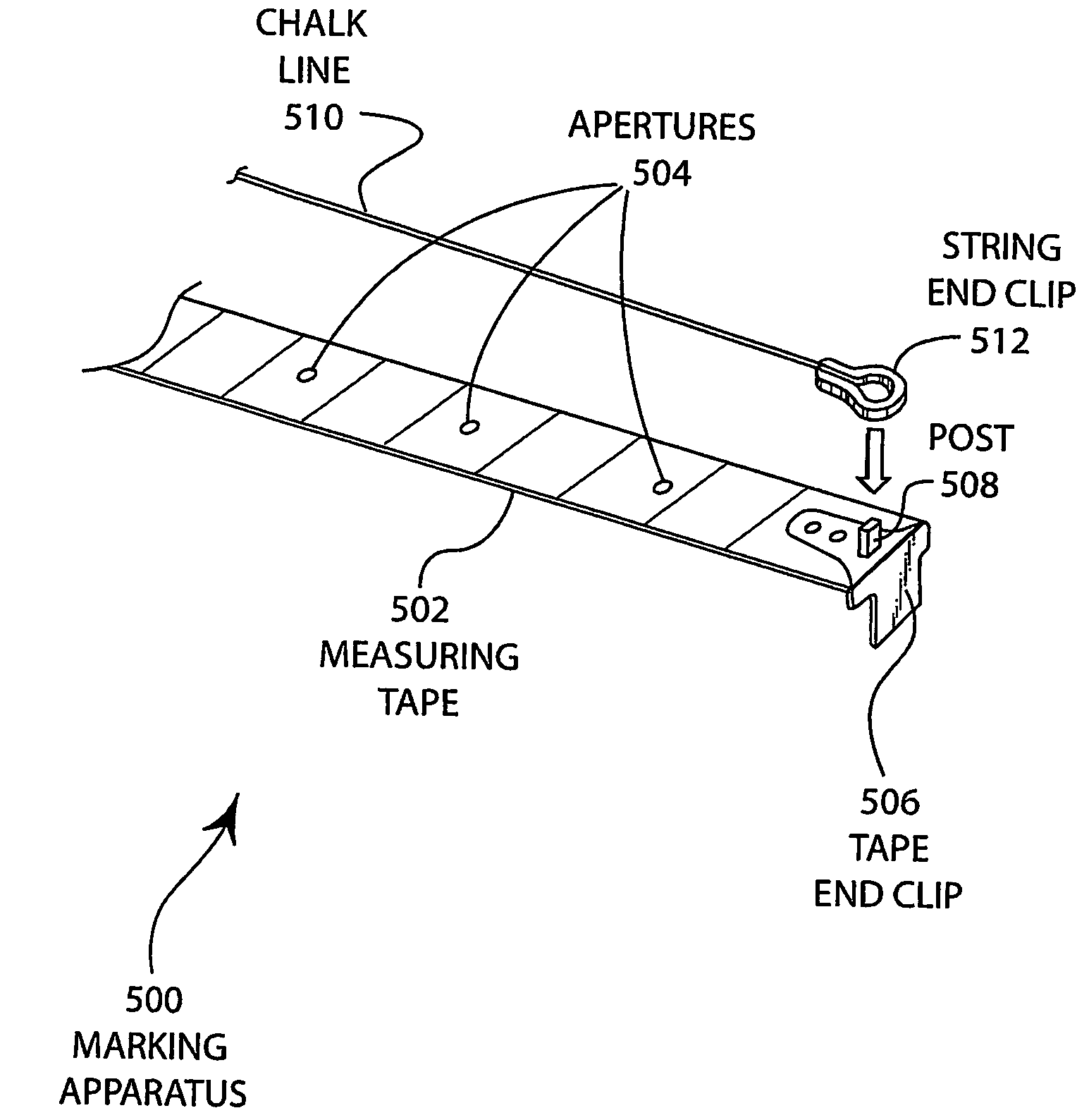 Marking tape measure