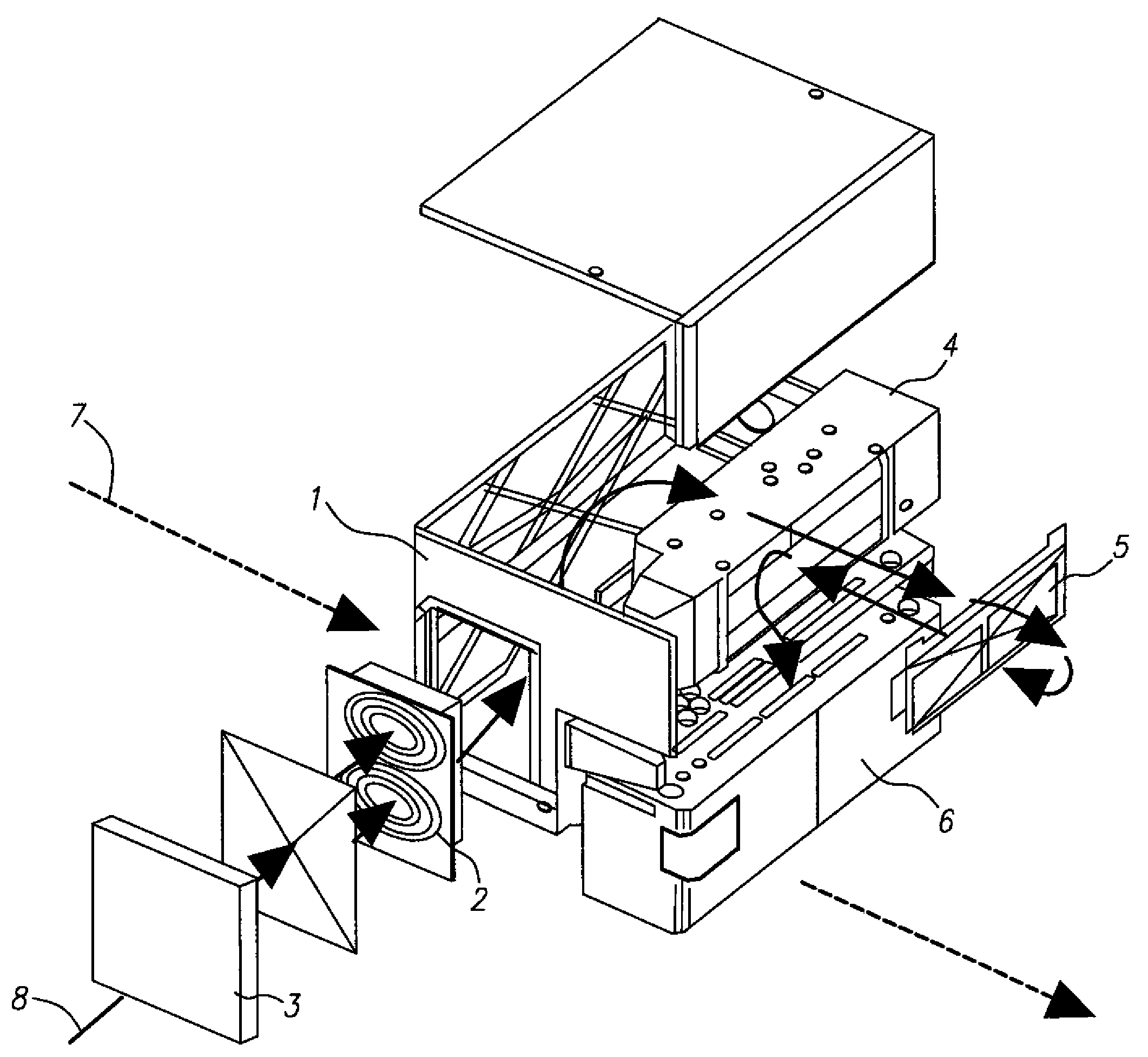 Reduction of turbulence within printing region of inkjet printer heads