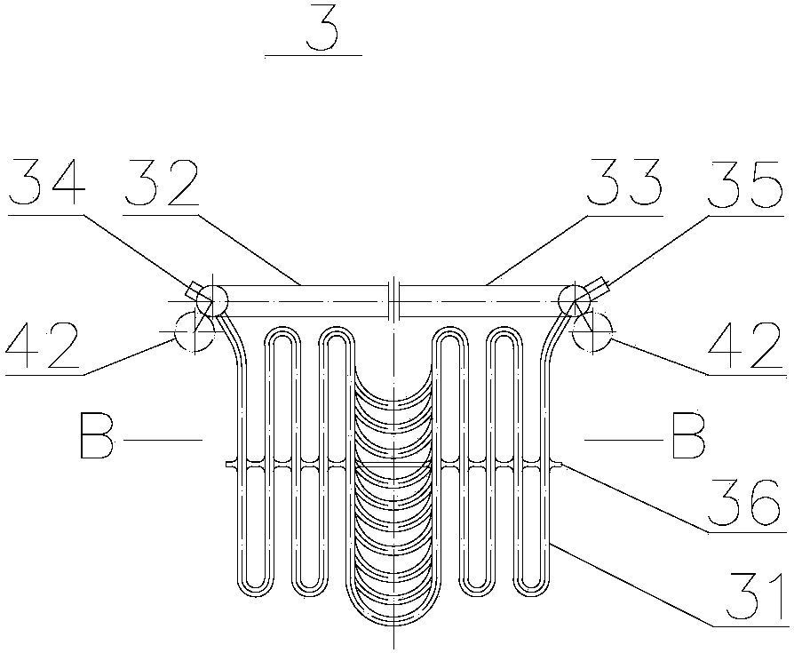 Thermal phosphoric acid waste heat utilization device with steam superheater