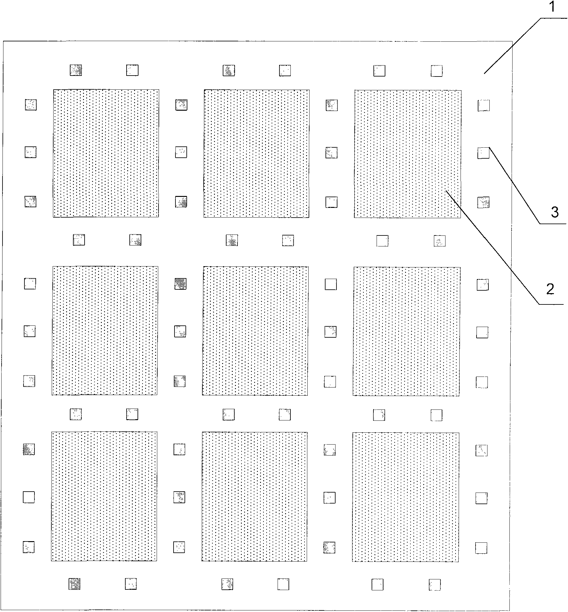 TFT-LCD array substrate, and method and equipment for detecting size of multi-layer pattern