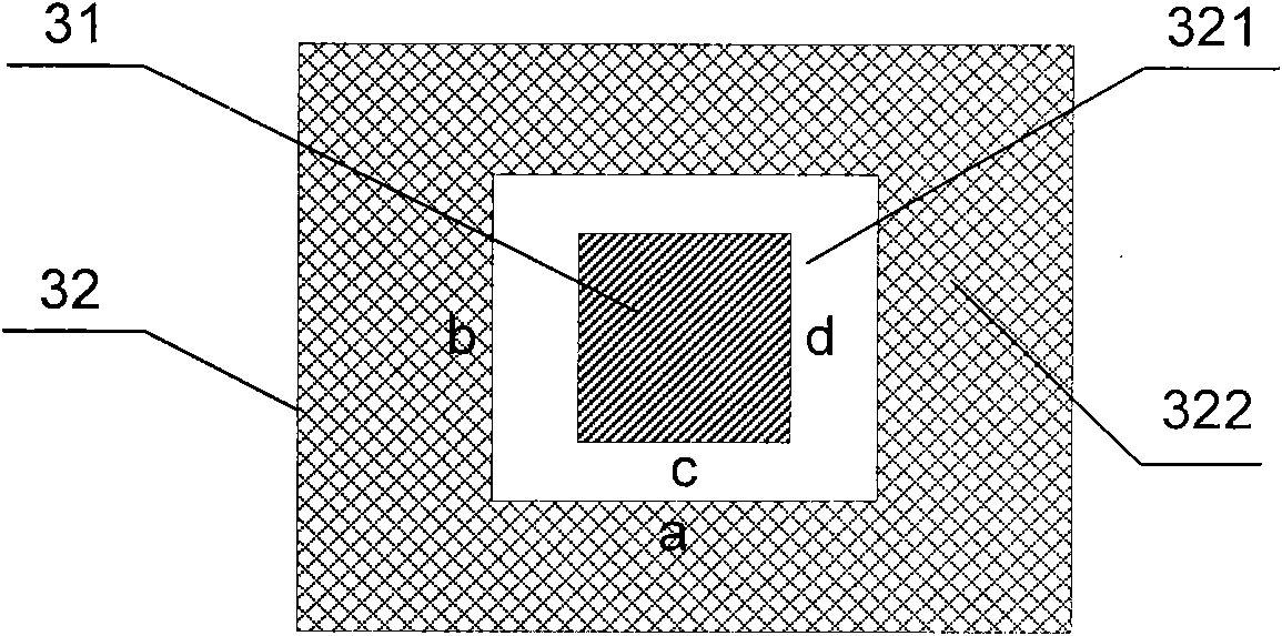 TFT-LCD array substrate, and method and equipment for detecting size of multi-layer pattern