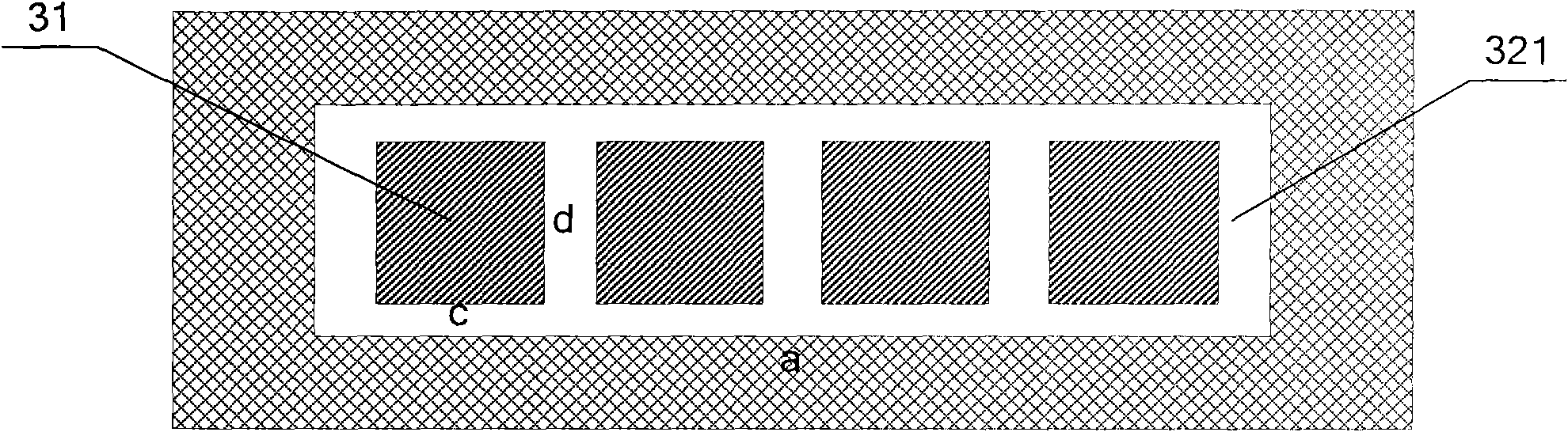 TFT-LCD array substrate, and method and equipment for detecting size of multi-layer pattern