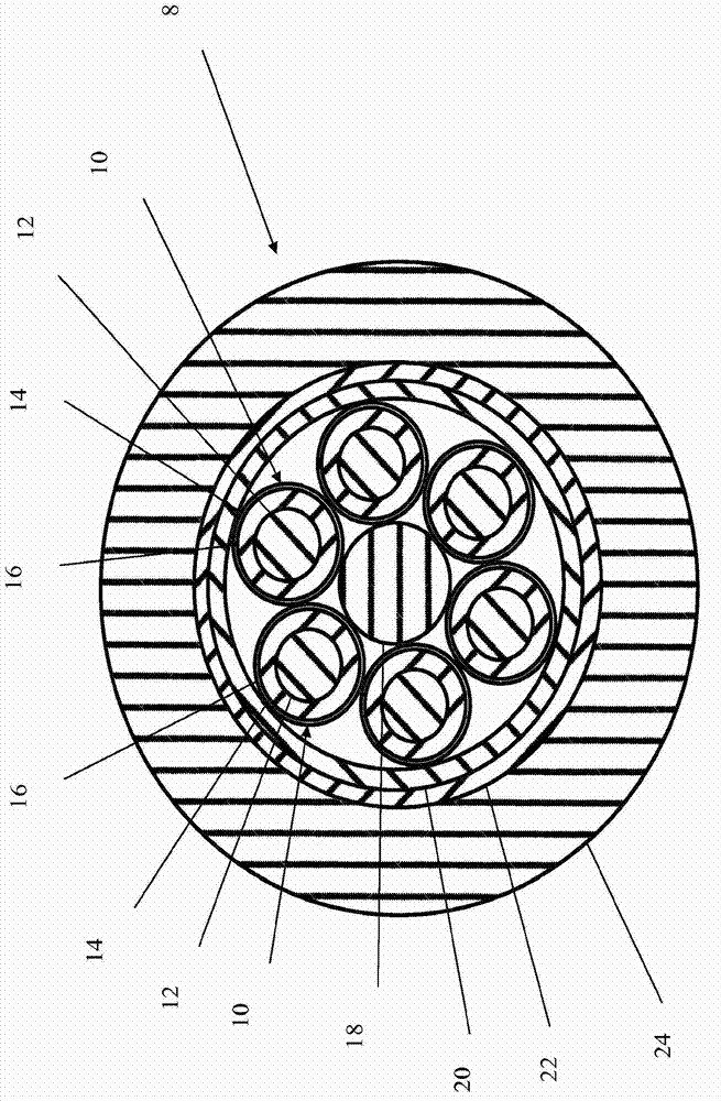 Low noise ECG cable and electrical assembly