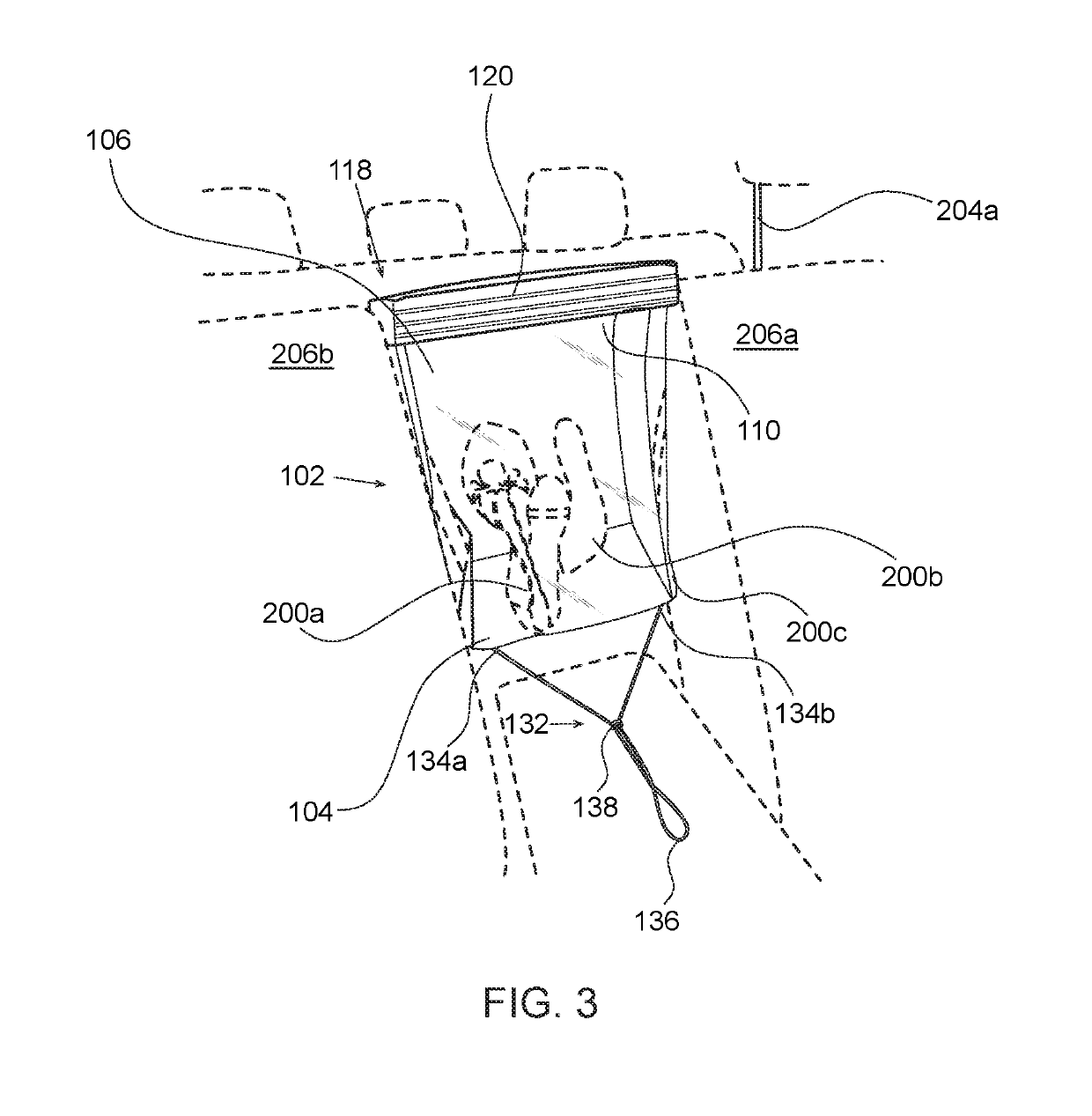 Footwear and accessory retention pouch for use in vehicles