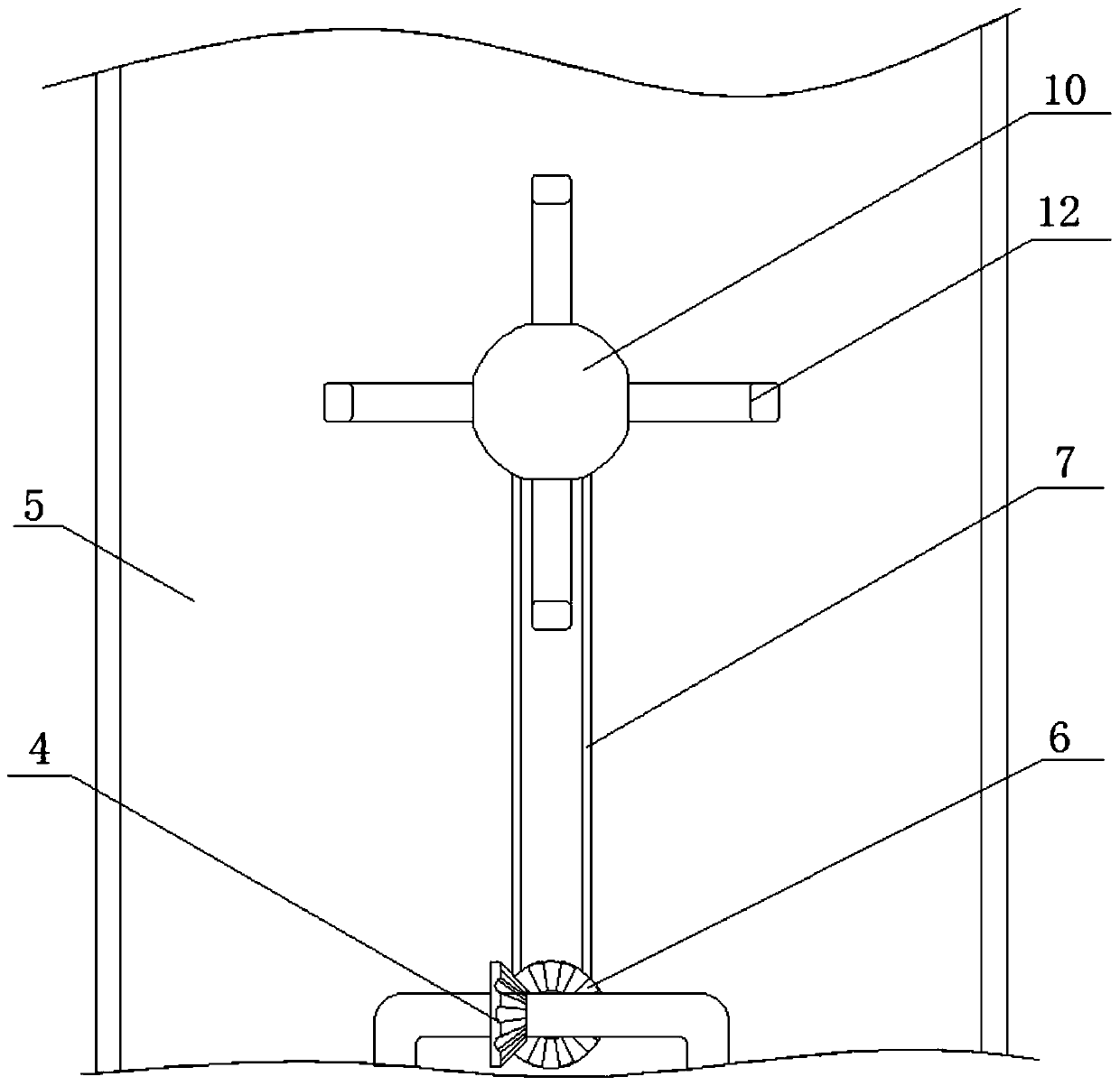 Train toilet bowl capable of cleaning an old paper pad without touching