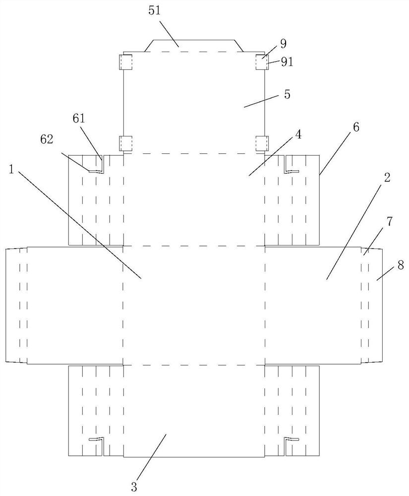 Stackable load-bearing type packaging structure