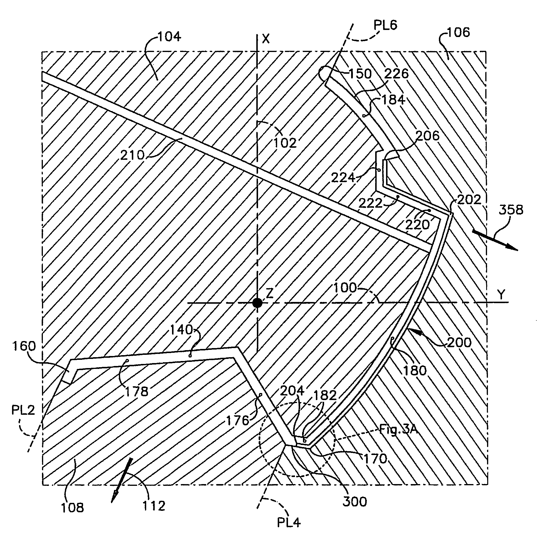 Deep "C" parts and method of molding