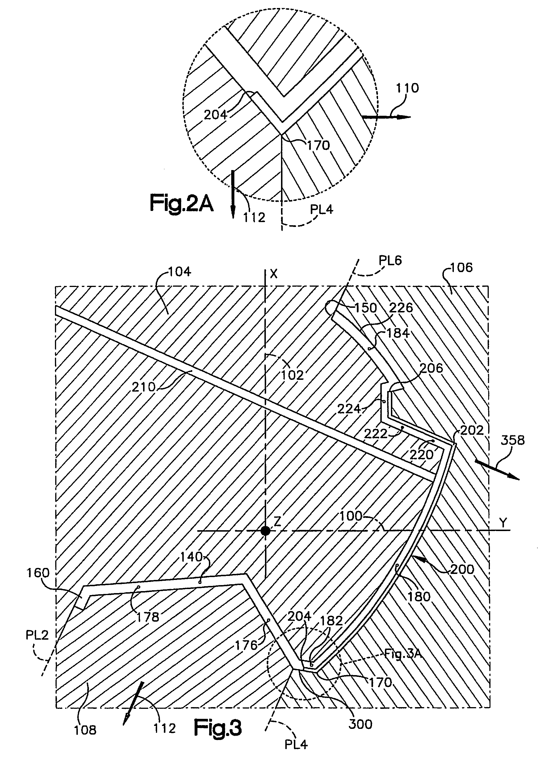 Deep "C" parts and method of molding