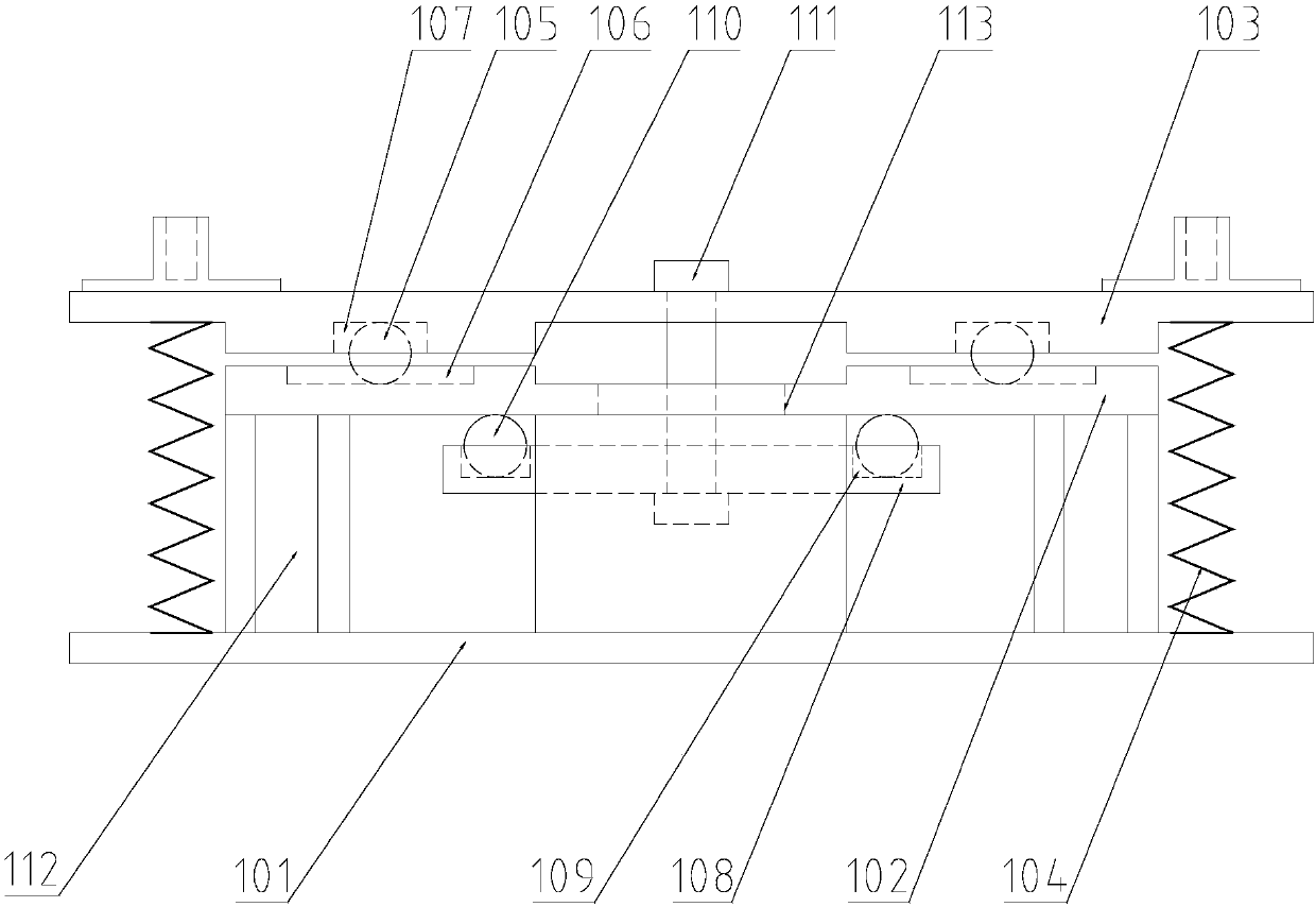 Demonstration device simulating seismic insulation of building