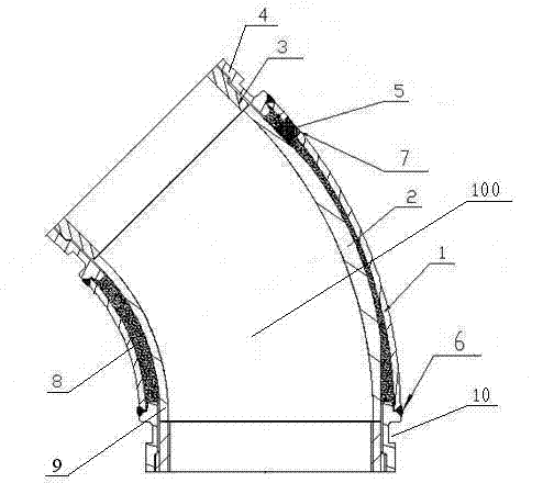 A concrete delivery pipe and its manufacturing method