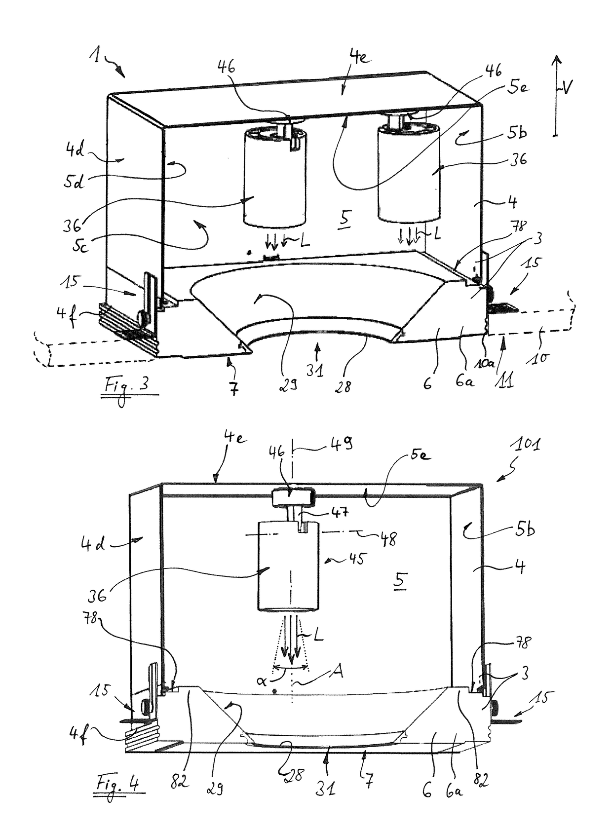 Lighting arrangement and method for constructing a lighting arrangement