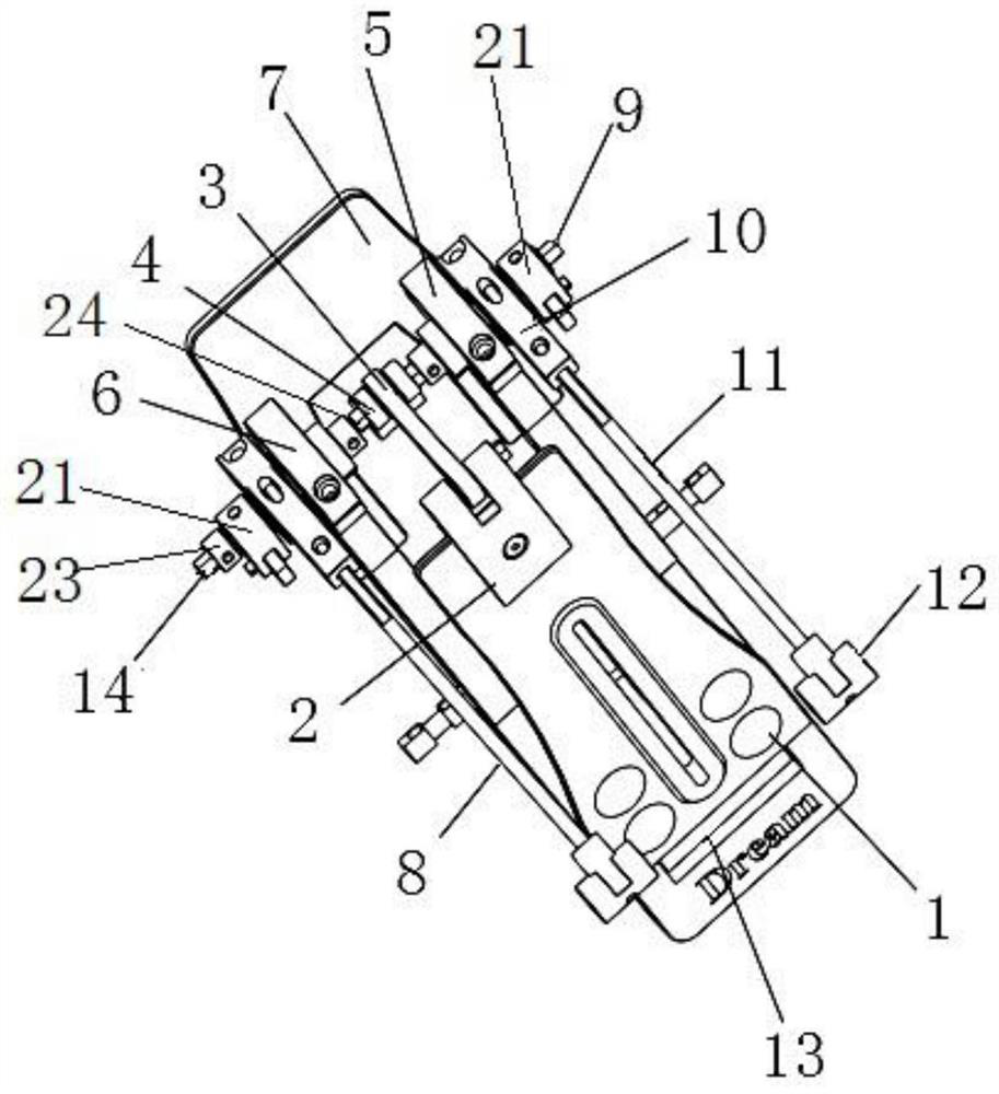 Novel drum set bass drum horizontal pedal